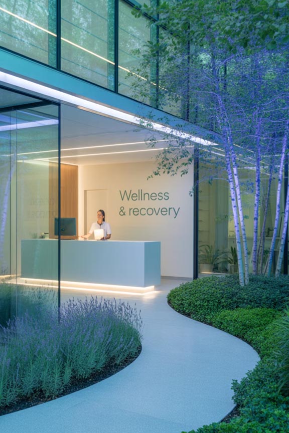 치유 여정 이미지